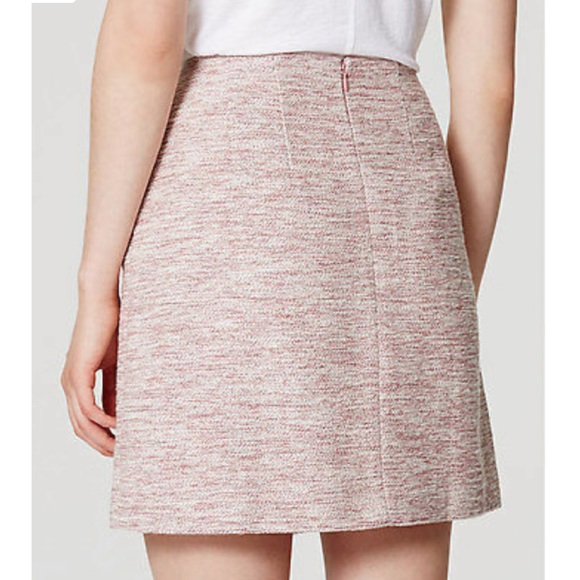 NWT Blush Pink Tweed Wrap Skort - Picture 2 of 8